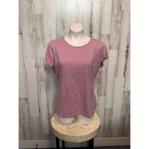 Beloved Woman Mauve Pink Short Sleeve Basic Cotton Tee 3XL
